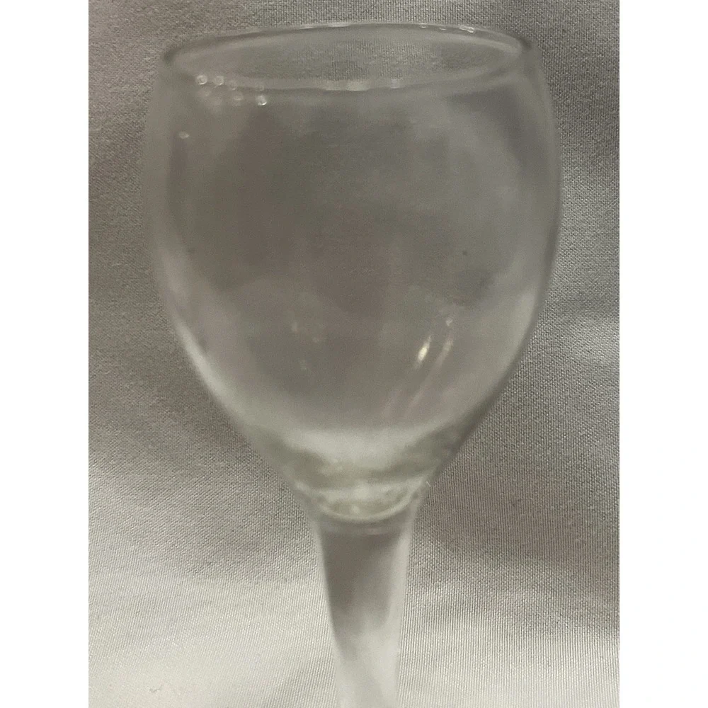 VTG 2 Seamless Elongated Stem Tulip Hand Blown Wine Glasses Cordials Liqueurs